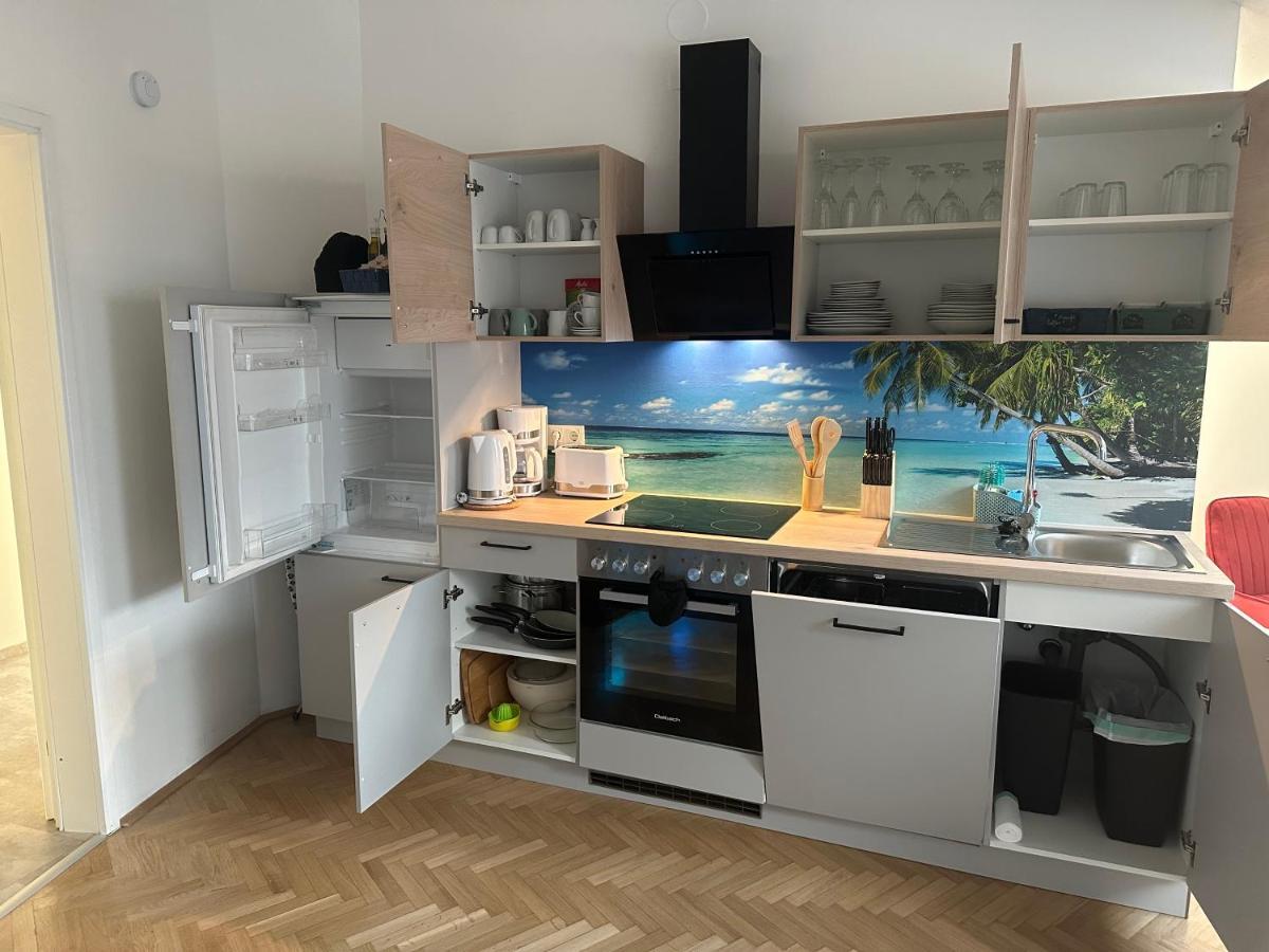Klimatisiertes Dachgeschoss City Apartment In Zentrum Wiens מראה חיצוני תמונה